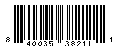 UPC barcode number 840035382111