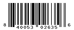 UPC barcode 840053026356