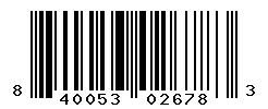 UPC barcode 840053026783