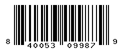 UPC barcode 840053099879