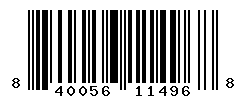 UPC barcode number 840056114968