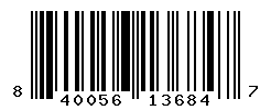 UPC barcode number 840056136847