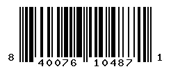 UPC barcode 840076104871