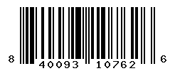 UPC barcode number 840093107626