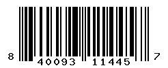 UPC barcode number 840093114457