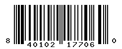 UPC barcode number 840102177060