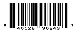UPC barcode 840126906493