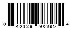UPC barcode 840126908954