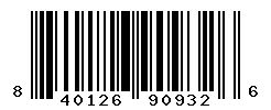 UPC barcode 840126909326