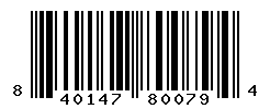 UPC barcode number 840147800794