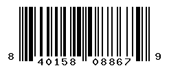 UPC barcode number 840158088679