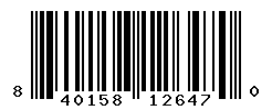 UPC barcode number 840158126470