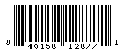 UPC barcode number 840158128771