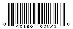UPC barcode number 840190028718
