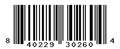840229302604 barcode