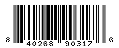 UPC 840268903176 barcode image