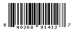 UPC barcode 840268914127