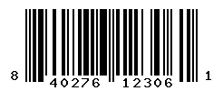 UPC barcode number 840276123061