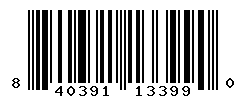 UPC barcode number 840391133990