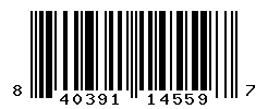 UPC barcode number 840391145597