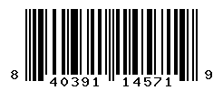 UPC barcode number 840391145719