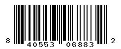 UPC barcode number 840553068832