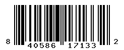 UPC barcode number 840586171332