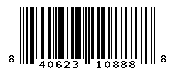 UPC barcode number 840623108888