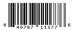 UPC barcode number 840797111776