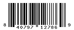 UPC barcode number 840797127869