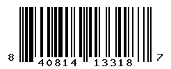 UPC barcode number 840814133187