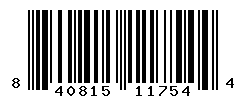 UPC barcode number 840815117544