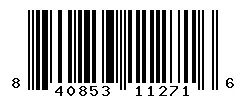 UPC 840853112716 barcode image