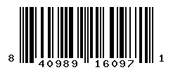 UPC barcode number 840989160971
