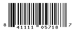 UPC barcode number 8411114057187