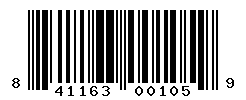 UPC barcode number 841163001059