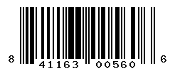 UPC barcode number 841163005606