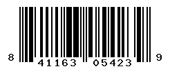 UPC barcode number 841163054239