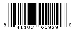 UPC barcode number 841163059296
