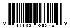 UPC barcode number 841163063859