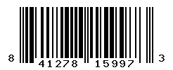 UPC barcode number 841278159973