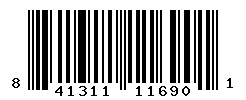 UPC barcode number 841311116901