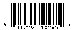 UPC barcode number 841320102650