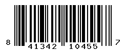 841342104557 barcode