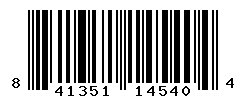 upc 841351145404 barcode image