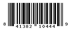 UPC barcode number 841382104449