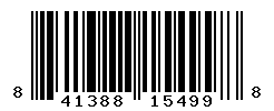 UPC barcode number 841388154998