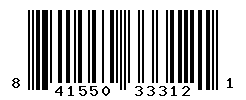 UPC barcode number 841550333121