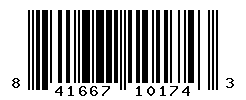 UPC barcode number 841667101743