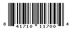 841710117004 barcode